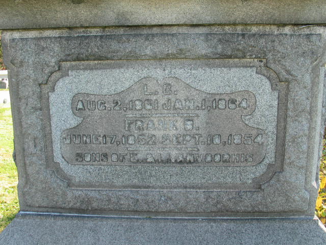 Franklin B. VanVoorhis tombstone
